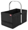 Aluminium Picknickkorb, 40 x 24 x 20 cm, schwarz Produktbild-Vorschau 2