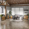 HOMCOM Cassettiera in stile industriale, 3 cassetti in Anteprima dell’immagine prodotto 2