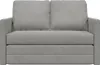 vidaXL Divano a terra con funzione letto Grigio chiaro Anteprima dell’immagine prodotto 5