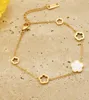 Camerazar Bracciale d'oro in acciaio chirurgico con fiore Anteprima dell’immagine prodotto 12