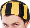 costume de prisonnier jaune et noir à rayures pour hommes Voir les images du produit 9
