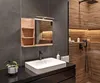Specchiera 60x50 rovere Sonoma, mobile bagno con ripiani, Anteprima dell’immagine prodotto 2