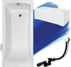 BADLAND Badewanne Rechteck Optima 140x70 mit Acrylschürze, Produktbild-Vorschau 3