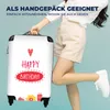 MuchoWow® Koffer Handgepäck Trolley Rollkoffer Kleine Produktbild-Vorschau 4