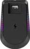 A black wireless charging dock with colorful LED lights on the sides. Anteprima dell’immagine prodotto