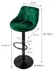 ML-Design 2er Set Barhocker Tresenhocker  360° drehbar, Produktbild-Vorschau 7