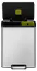 EKO - Ecocasa 2 Recycling Treteimer 36+24 Liter - Stainless Produktbild-Vorschau 5