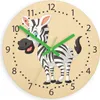 ModernClock, Wanduhr, stille Wanduhr, Kinderwanduhr Zebra Produktbild-Vorschau 1