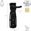 2 x WELLGRO Wand Fahrradhalter - Stahl Fahrrad Produktbild-Vorschau 4