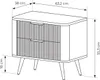 A line drawing of a nightstand with dimensions indicated. Produktbild-Vorschau