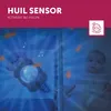 A baby is in a crib with a projection of a sea otter and musical notes on the wall. The sea otter is holding a glowing orb. Produktbild-Vorschau