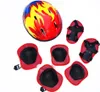 7Pcs Kinder Fahrrad Radfahren Skating Helm Knie Ellbogen Produktbild-Vorschau 5