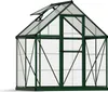 A green and clear greenhouse shown from a front-side angle against a white background. Podgląd zdjęcia produktu
