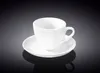 Tazza da caffè Wilmax con piattino, 110 ml, porcellana Anteprima dell’immagine prodotto 1