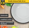 Karl Krüger 101361 Schüssel emailliert, weiß, Ø 36 cm Produktbild-Vorschau 2