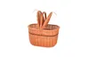 Aqbau® Natural Weiden-Picknickkorb mit Deckel 40 x 40 x 28 Produktbild-Vorschau 1