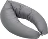 XXL dojčiaci vankúš sivý | tehotenský vankúš | 190 x 40 cm Náhľad obrázku produktu 1