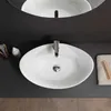 Aufsatzwaschbecken aus Keramik, ovale Form und weiße Farbe Produktbild-Vorschau 3