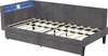 ProximaX gestoffeerd bed 90x200 cm, grijs, bed met Productafbeelding-voorbeeld 13