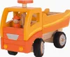 Goki Wooden Tipping Trolley Orange with Swivel Wheels Voir les images du produit 6