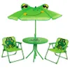 A children's outdoor furniture set with a frog theme. Produktbild-Vorschau
