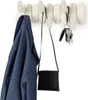 Umbra Wandgarderobe Tempo mit 6 Haken, Kunststoff, Sand, Anteprima dell’immagine prodotto 6