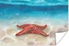 MuchoWow® Poster Meer - Aquarell - Seestern 120x80 cm - Produktbild-Vorschau 1