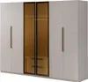 Maldiv Schlafzimmer Set mit Polsterbett und beleuchtetem Produktbild-Vorschau 9