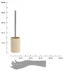 Tendance Toilettenbürste beige Polyresin 10x10x36 cm Produktbild-Vorschau 3