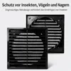 Ø150mm Lüftungsgitter Rechteckig mit Integrierter Produktbild-Vorschau 6