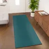 Läufer Kurzflor Indoor Outdoor Blau Einfarbig Wohnzimmer Produktbild-Vorschau 1