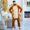Onesie Kigurumi Pigiama Leone Costume Travestimento M: 155 Anteprima dell’immagine prodotto 8