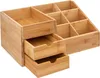 Organizer 2 schubladen 6 fächer bambus - 5 five simply Produktbild-Vorschau 3