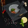 Relaxdays 6,75 kg XXL Mörser mit Stößel, Granit, 750 ml, Produktbild-Vorschau 2