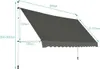 Auvent télescopique Protection solaire Auvent extensible Voir les images du produit 3