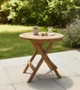 Rondo Teak Klapptisch – Ø 50 cm – Zusammenklappbarer Produktbild-Vorschau 3