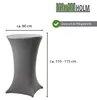2x Stehtischhusse grau 60 cm Husse Partytisch Bistrotisch Produktbild-Vorschau 2