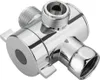 A chrome-plated 3-way diverter valve for a shower. Produktbild-Vorschau