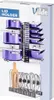 A product box displaying a kitchen organizer with pots and pans, and a separate lid holder with a cutting board. Anteprima dell’immagine prodotto