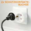 2x Mehrfachstecker Mehrfachsteckdose,2-fach Rund Produktbild-Vorschau 4