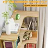 Bücherregal Eck-Bücherregal Standregal mit 5-stöckiges für Produktbild-Vorschau 6