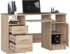 PC-Schreibtisch AKORD ANA Sonoma-Eiche mit 3 Schubladen Produktbild-Vorschau 2