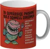 Glitzer-Kaffeebecher zum Thema Phishing Mails erkennen mit Produktbild-Vorschau 1