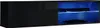 A black media console with blue LED lighting. Náhled obrázku produktu