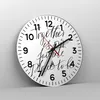Wanduhr - Rund - Glasuhr - Gemeinsam unser Ort - 30x30cm - Produktbild-Vorschau 4