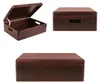 Creative Deco XL Caja de madera marrón con tapa, 40 x 30 x Vista previa de la imagen del producto 5