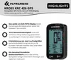 Kross KRC 426 GPS – kabelloser Fahrradcomputer mit 2,4" Produktbild-Vorschau 4