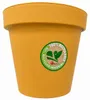 Benza Regenrohr Blumentopf Ockergelb – 3er-Set – Ø 23,5 x Produktbild-Vorschau 5