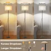 ZMH Standleuchte Wohnzimmer Dimmbar Stoff LED Stehlampen Produktbild-Vorschau 4
