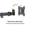 Monitorhalterung für 2 Monitore 17 – 27 Zoll – Gelenkarm Produktbild-Vorschau 8